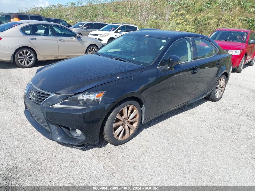 VIN JTHBF1D24E5023203 2014 Lexus IS, 250 no.2