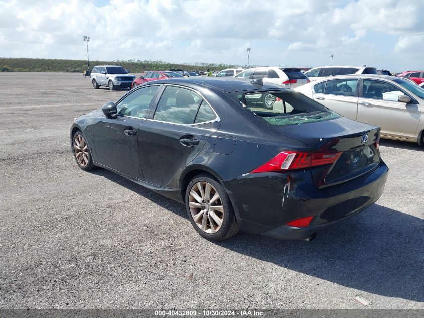 VIN JTHBF1D24E5023203 2014 Lexus IS, 250 no.3