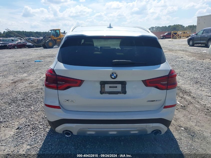 2021 BMW X3 Sdrive30I VIN: 5UXTY3C07M9G51602 Lot: 40432815