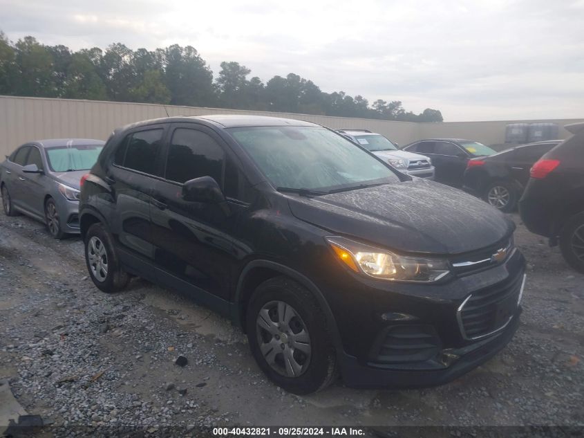 2017 Chevrolet Trax Ls VIN: 3GNCJKSBXHL253305 Lot: 40432821