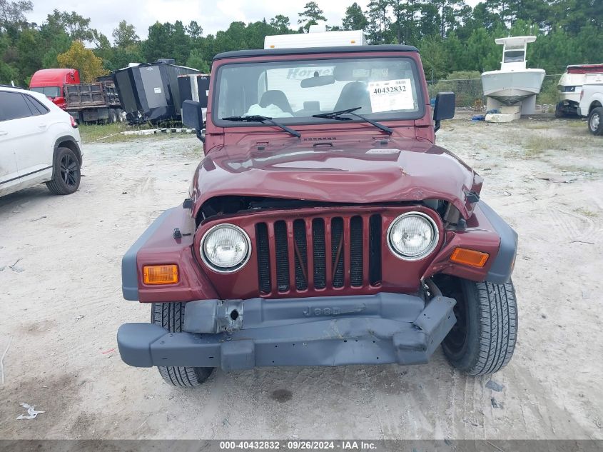 2001 Jeep Wrangler Sport VIN: 1J4FA49S81P337764 Lot: 40432832