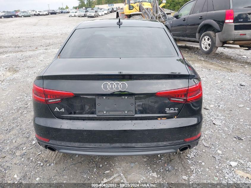 2017 Audi A4 2.0T Premium VIN: WAUENAF41HN055253 Lot: 40432853