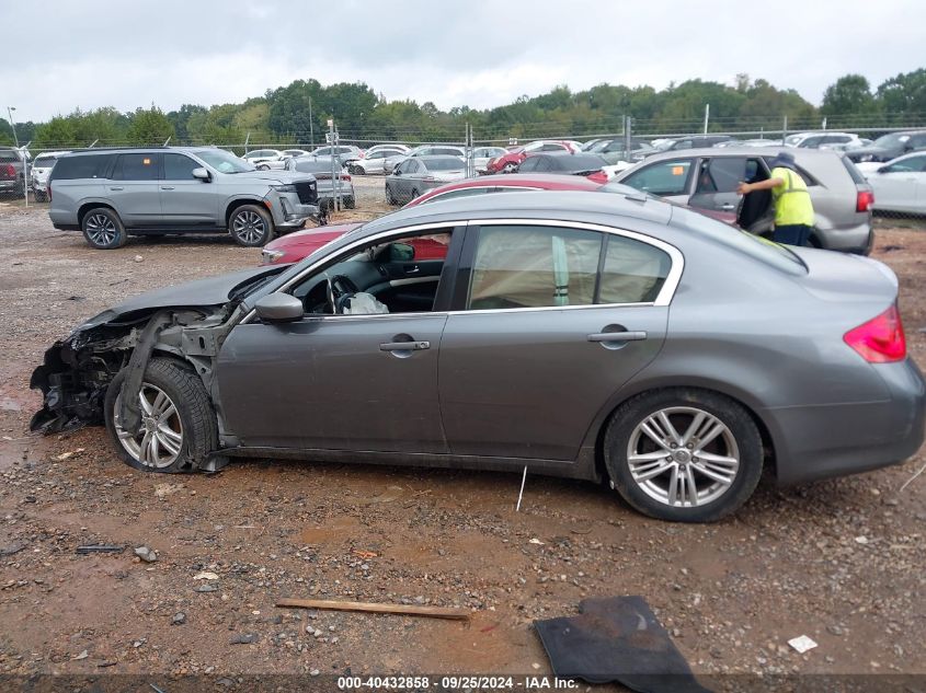 2010 Infiniti G37 VIN: JN1CV6AP5AM404583 Lot: 40432858