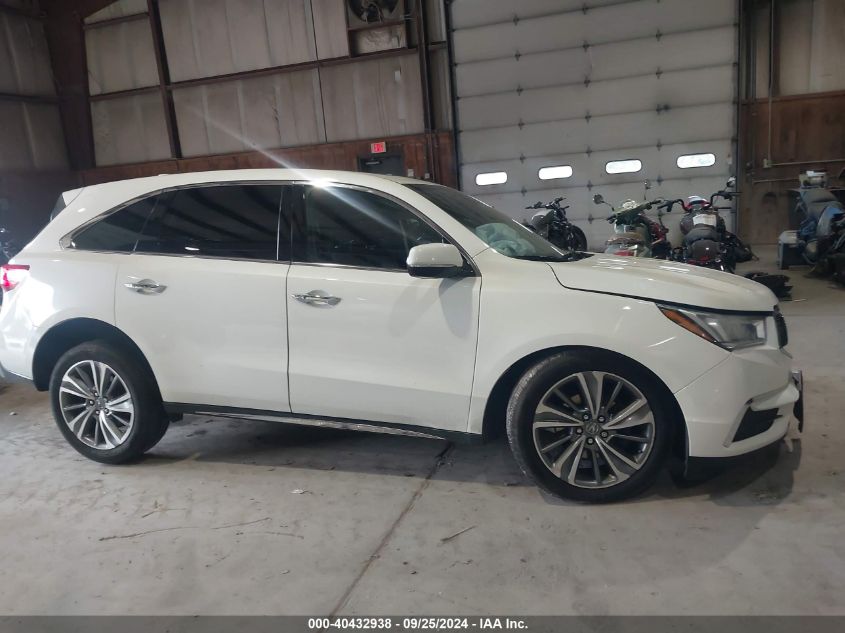 5FRYD4H52HB009597 2017 Acura Mdx Technology Package