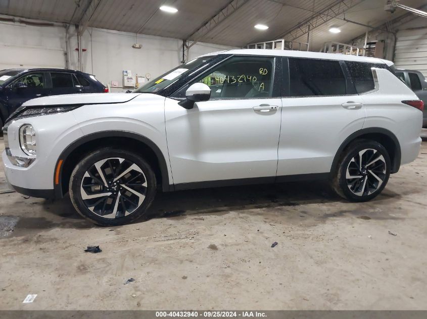 2022 Mitsubishi Outlander Black Edition S-Awc/Se 2.5 S-Awc/Se Launch Edition S-Awc VIN: JA4J4UA8XNZ066315 Lot: 40432940