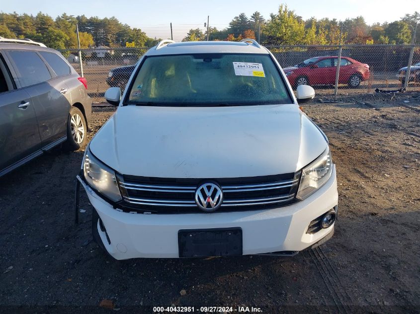 2016 Volkswagen Tiguan Se VIN: WVGBV7AXXGW599510 Lot: 40432951