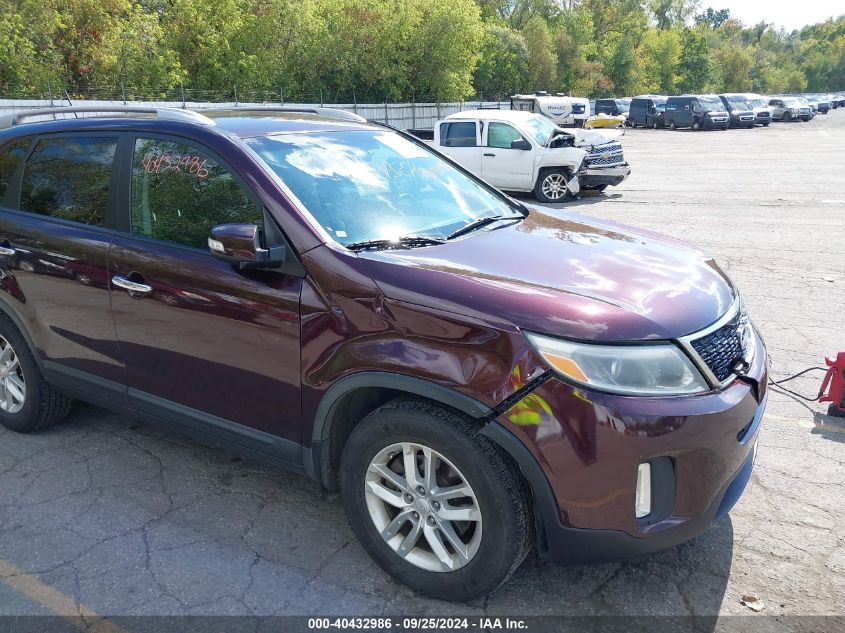 2014 KIA SORENTO LX - 5XYKT3A64EG437358