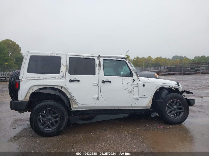 2016 Jeep Wrangler Unlimited Sahara VIN: 1C4BJWEG7GL112074 Lot: 40432988