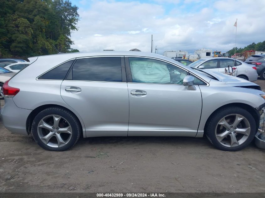 2013 Toyota Venza Xle V6 VIN: 4T3BK3BB1DU080705 Lot: 40432989