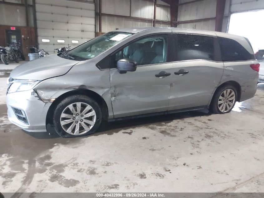 2018 Honda Odyssey Lx VIN: 5FNRL6H21JB067863 Lot: 40432996