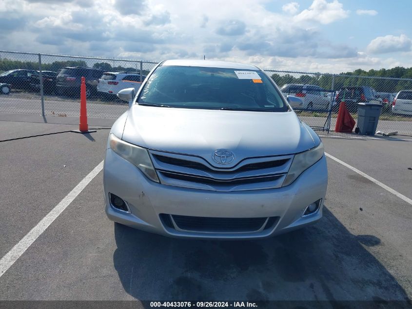 2013 Toyota Venza Le V6 VIN: 4T3BK3BBXDU080766 Lot: 40433076