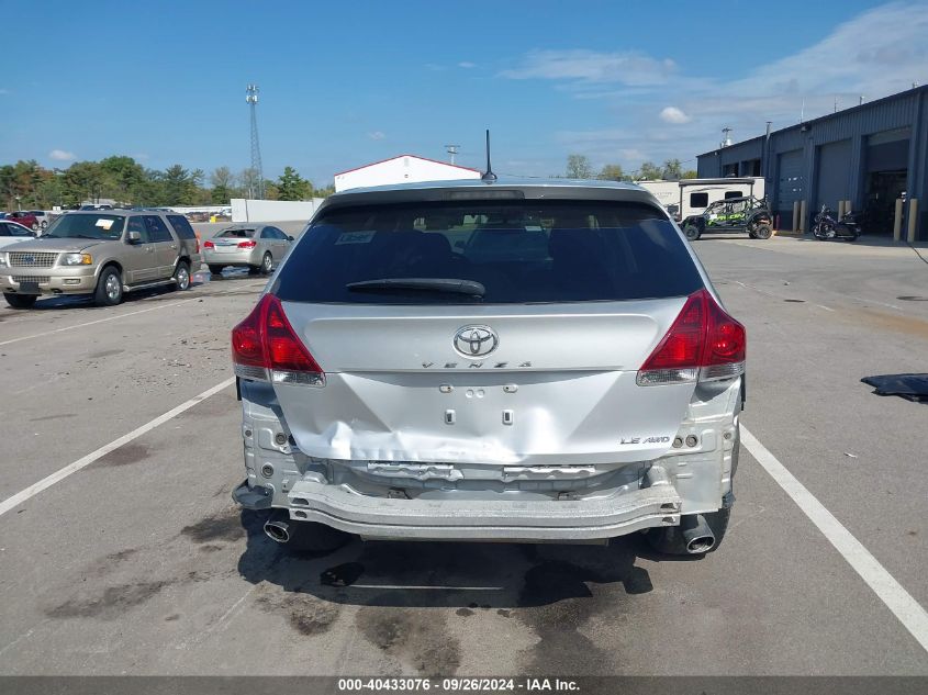 2013 Toyota Venza Le V6 VIN: 4T3BK3BBXDU080766 Lot: 40433076