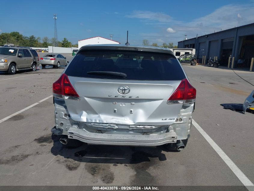 2013 Toyota Venza Le V6 VIN: 4T3BK3BBXDU080766 Lot: 40433076