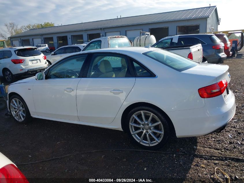 2016 Audi A4 Premium Plus S-Line VIN: WAUFFAFL1GN009316 Lot: 40433084