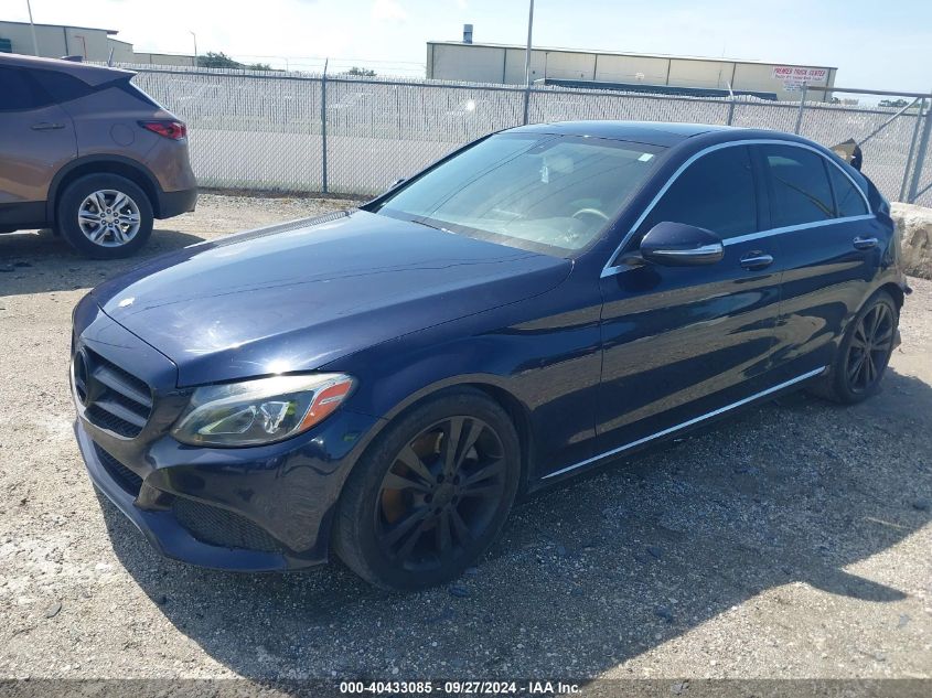 55SWF4JB2FU072987 2015 MERCEDES-BENZ C CLASS - Image 2