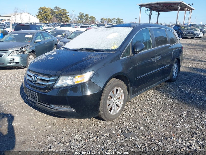 Vin: 5fnrl5h62eb072640, lot: 40921766, honda odyssey ex-l 20142