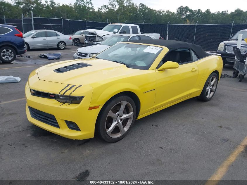 2G1FK3DJ1F9253229 2015 CHEVROLET CAMARO - Image 2