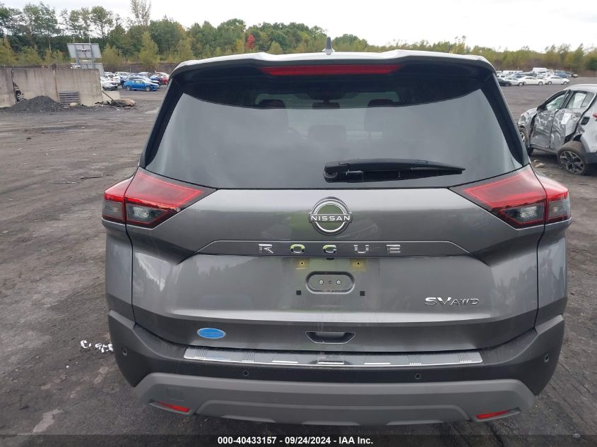 2023 Nissan Rogue Sv Intelligent Awd VIN: JN8BT3BB6PW197607 Lot: 40433157