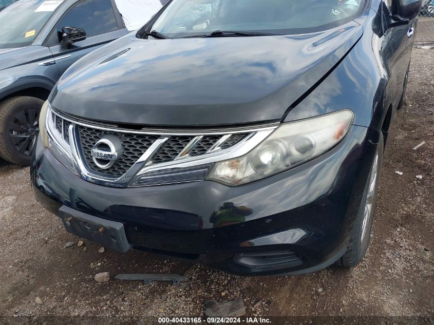 2012 Nissan Murano S VIN: JN8AZ1MW9CW233783 Lot: 40433165