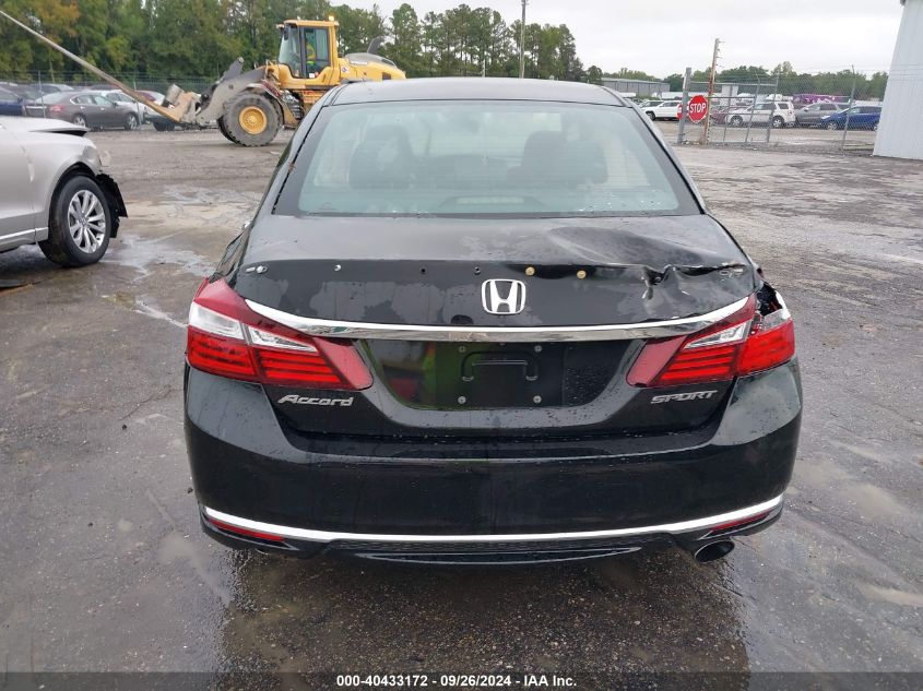 1HGCR2F55GA017125 2016 Honda Accord Sport