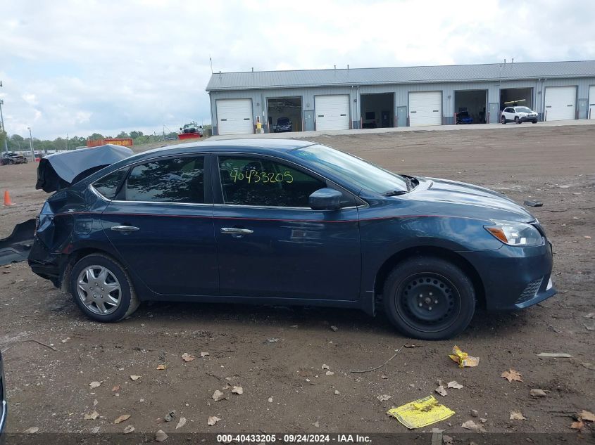 2017 Nissan Sentra Sv VIN: 3N1AB7AP2HY306611 Lot: 40433205