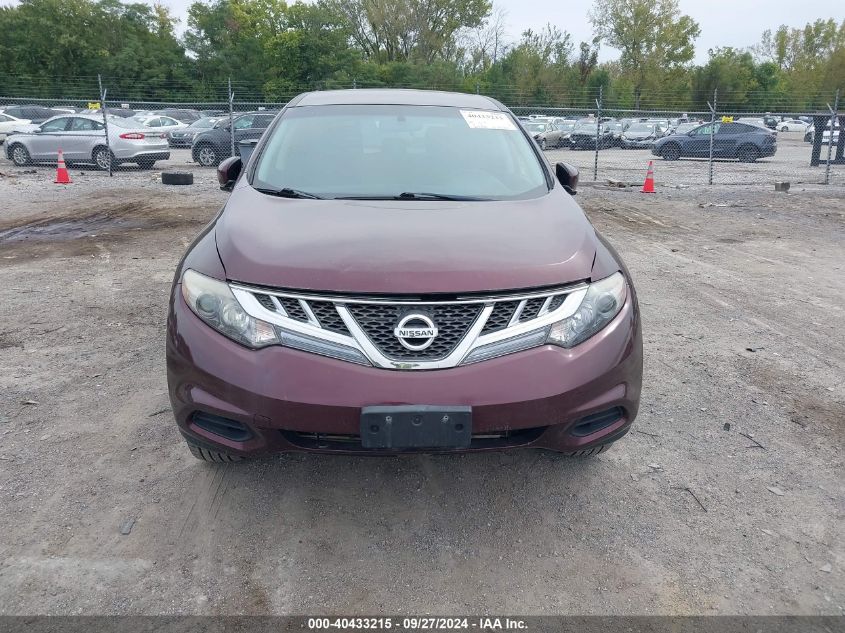 JN8AZ1MU1DW200325 2013 Nissan Murano S