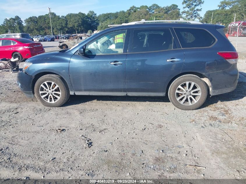 2015 Nissan Pathfinder Sv VIN: 5N1AR2MN5FC672831 Lot: 40433219