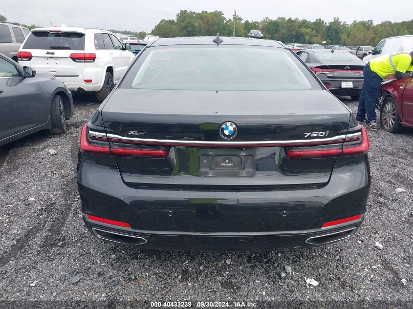 2020 BMW 750 Xi VIN: WBA7U2C05LGM27743 Lot: 40433239