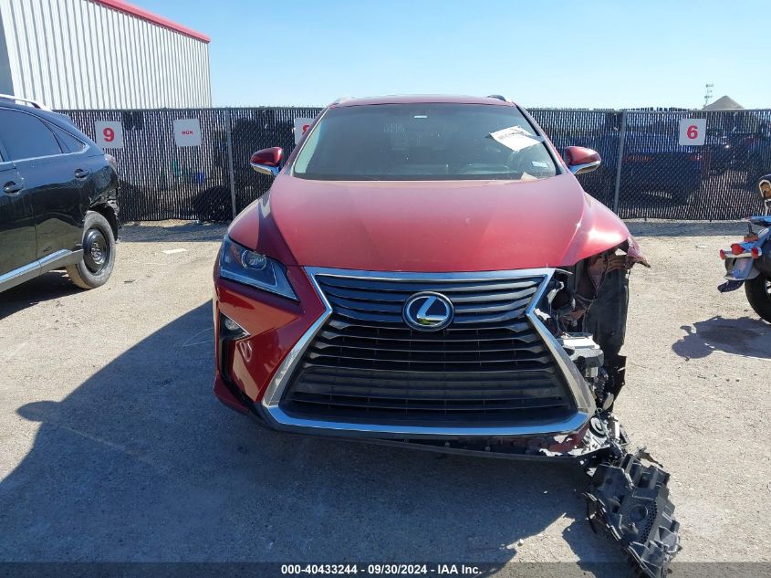 2016 Lexus Rx 350 VIN: 2T2ZZMCA5GC001102 Lot: 40433244