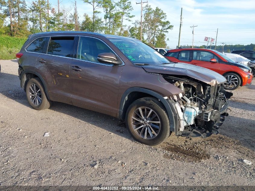 5TDKZRFH9HS207012 2017 TOYOTA HIGHLANDER - Image 1