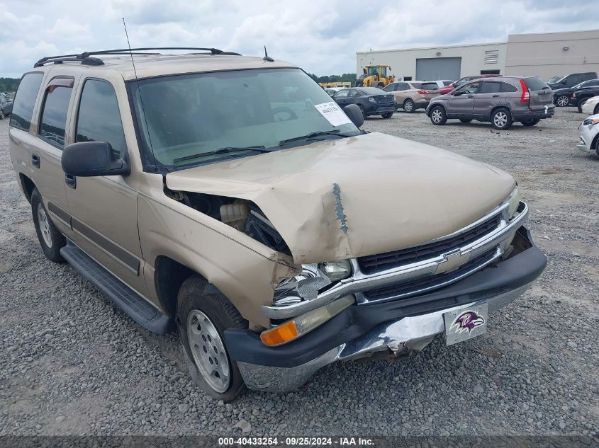 2005 Chevrolet Tahoe Ls VIN: 1GNEC13T25R143891 Lot: 40433254