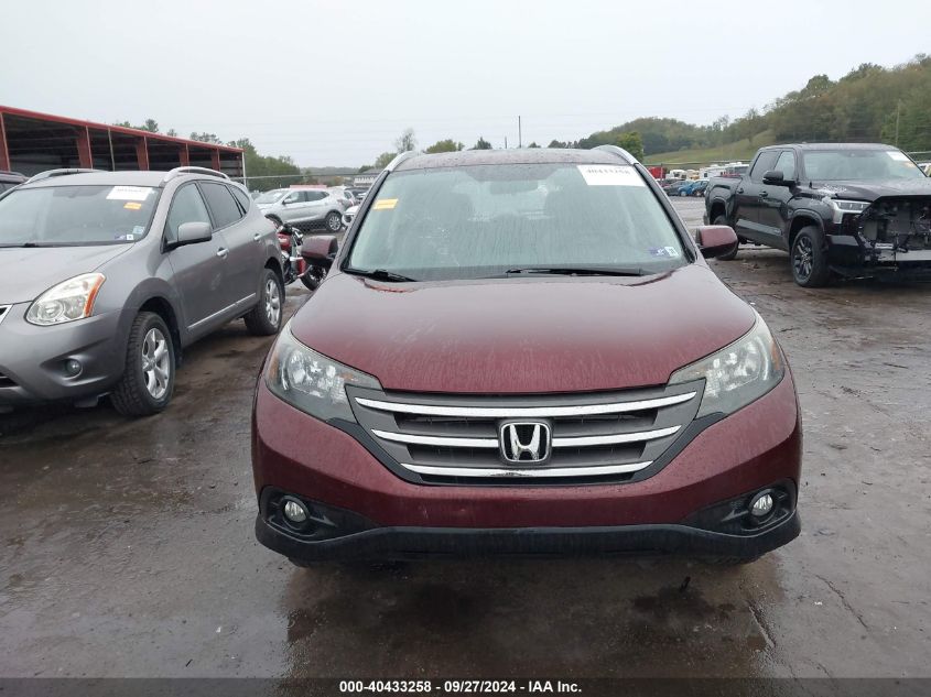 2013 Honda Cr-V Ex-L VIN: 5J6RM4H7XDL070401 Lot: 40433258