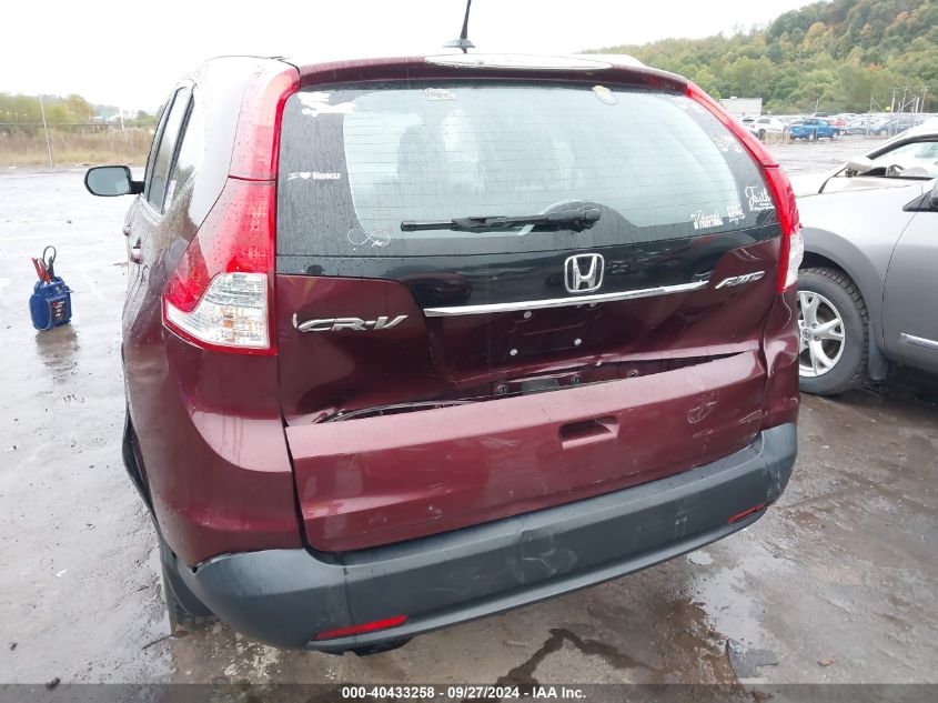 2013 Honda Cr-V Ex-L VIN: 5J6RM4H7XDL070401 Lot: 40433258