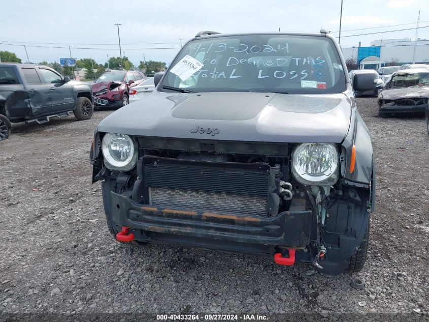 2018 Jeep Renegade Trailhawk 4X4 VIN: ZACCJBCBXJPH06343 Lot: 40433264