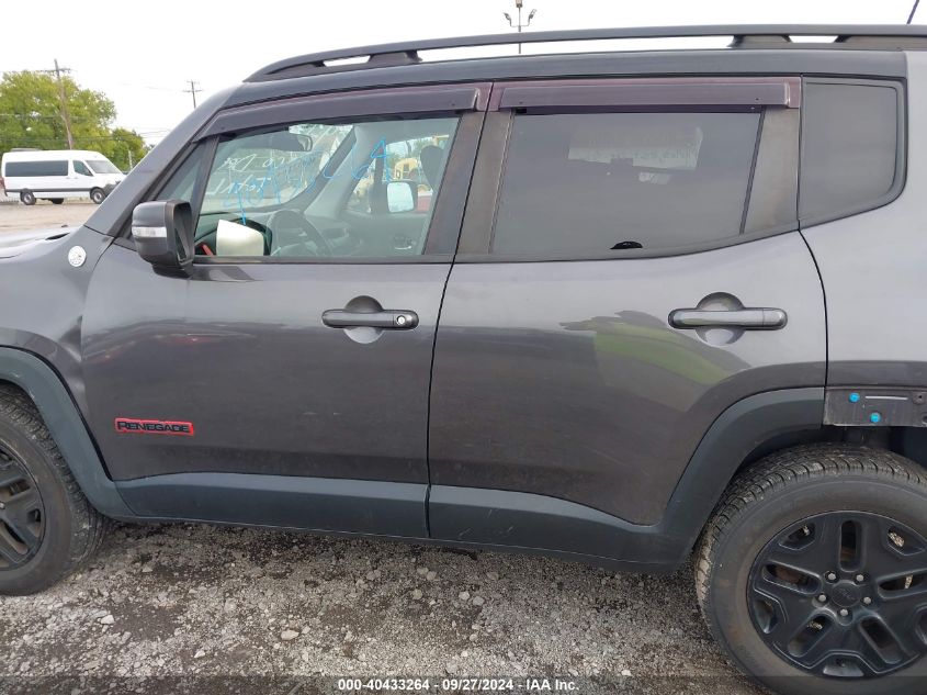 2018 Jeep Renegade Trailhawk 4X4 VIN: ZACCJBCBXJPH06343 Lot: 40433264