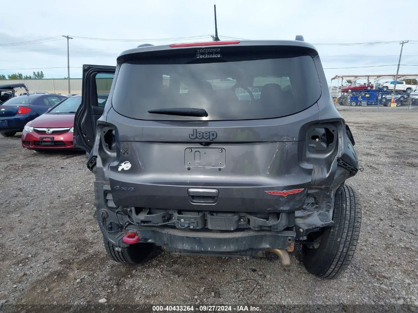 2018 Jeep Renegade Trailhawk 4X4 VIN: ZACCJBCBXJPH06343 Lot: 40433264