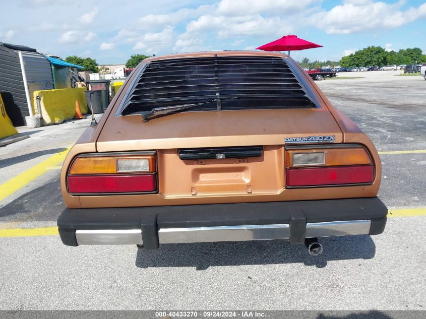 1981 Datsun 280Zx VIN: JN1HZ04S7BX415477 Lot: 40433270