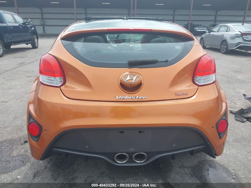 2016 Hyundai Veloster Turbo VIN: KMHTC6AE8GU301745 Lot: 40433292