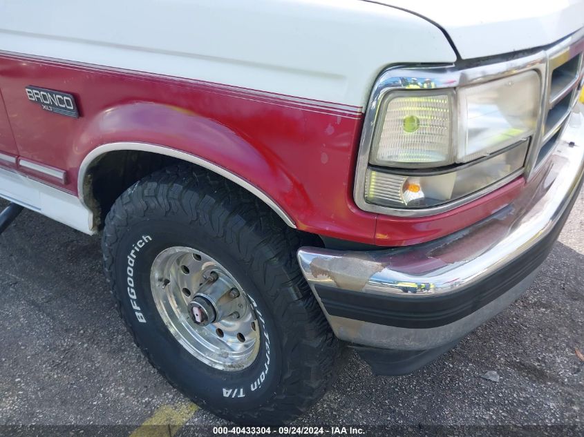 1995 Ford Bronco U100 VIN: 1FMEU15H3SLA41315 Lot: 40433304