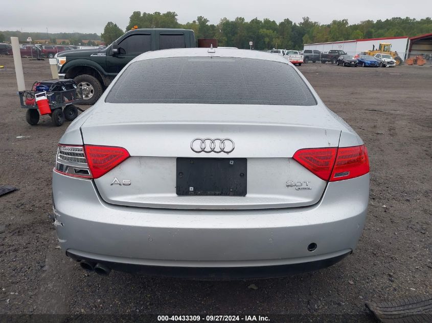 2013 Audi A5 2.0T Premium VIN: WAURFAFR7DA039425 Lot: 40433309