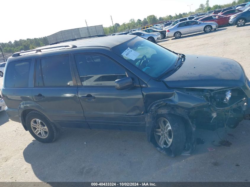 2004 Honda Pilot Ex VIN: 2HKYF18444H516398 Lot: 40433324