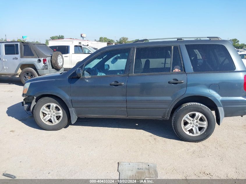 2004 Honda Pilot Ex VIN: 2HKYF18444H516398 Lot: 40433324