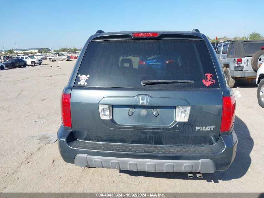 2004 Honda Pilot Ex VIN: 2HKYF18444H516398 Lot: 40433324