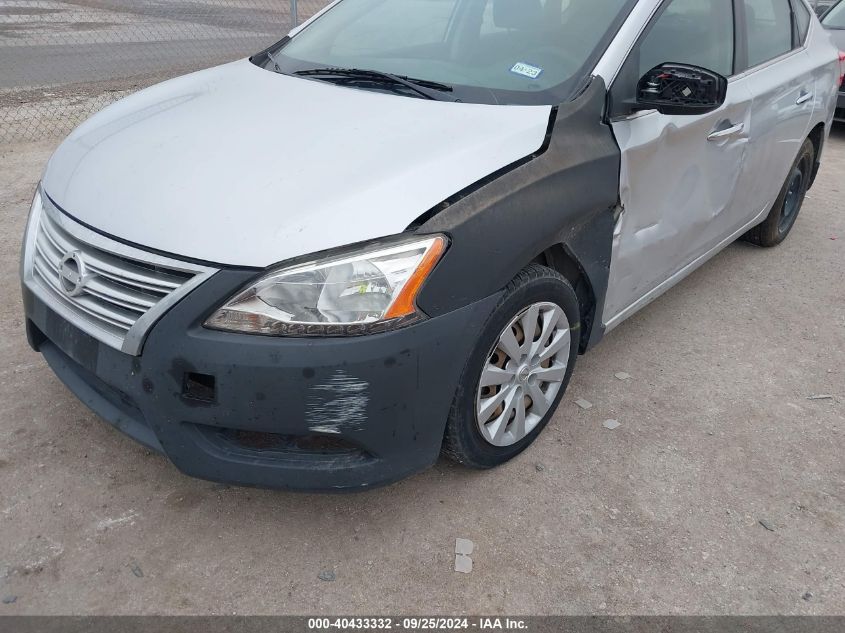 2014 Nissan Sentra Sv VIN: 3N1AB7AP0EY323838 Lot: 40433332