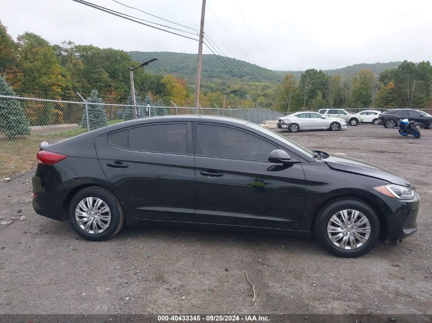 2017 Hyundai Elantra Se VIN: KMHD74LF1HU321193 Lot: 40433345