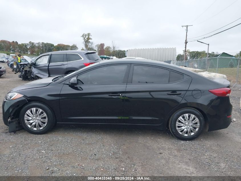 2017 Hyundai Elantra Se VIN: KMHD74LF1HU321193 Lot: 40433345