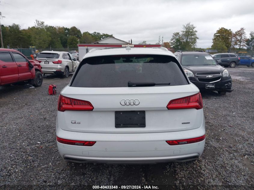 2019 Audi Q5 45 Premium VIN: WA1BNAFY6K2037827 Lot: 40433348