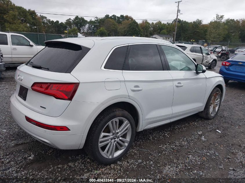 2019 Audi Q5 45 Premium VIN: WA1BNAFY6K2037827 Lot: 40433348