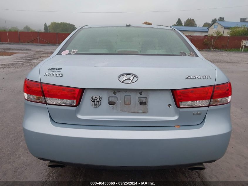 5NPEU46F17H296012 2007 Hyundai Sonata Limited/Se V6