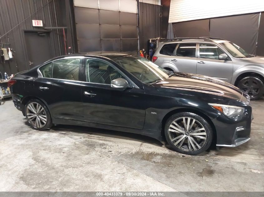 2018 Infiniti Q50 3.0T Sport VIN: JN1EV7AR0JM435417 Lot: 40433379